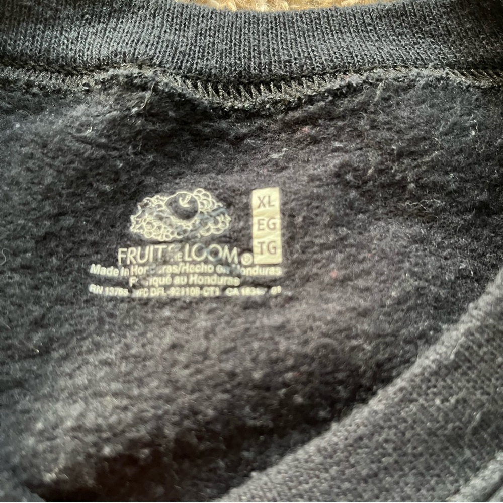 Fruit Of The Loom Ford Mustang Vintage Crew Neck Sweatshirt Made USA Gray Men XL - Picture 3 of 6